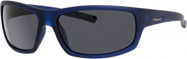 Polaroid Sport P 8411 Sunglasses, 0148 Rubber Blue