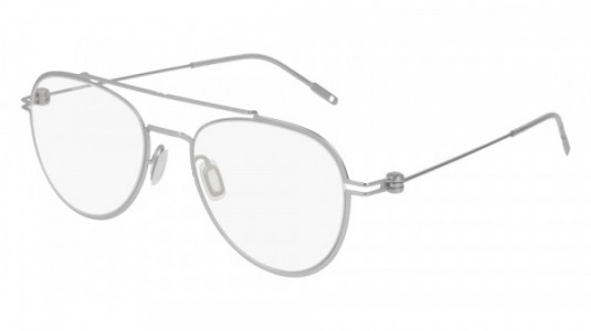 Montblanc MB0001O Eyeglasses, 002 - SILVER
