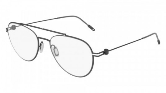 Montblanc MB0001O Eyeglasses, 006 - RUTHENIUM