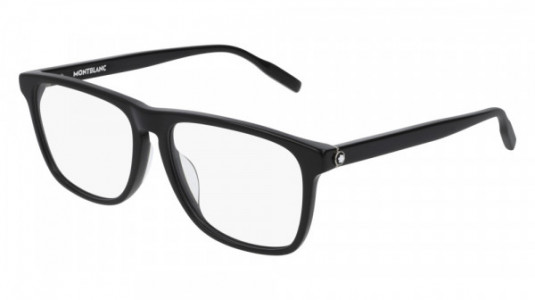 Montblanc MB0014OA Eyeglasses, 001 - BLACK