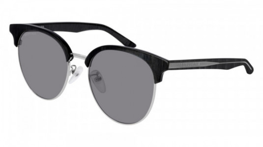 Balenciaga BB0020SK Sunglasses, 003 - GREY with SILVER lenses