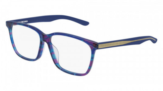 Balenciaga BB0023OA Eyeglasses, 004 - LIGHT-BLUE