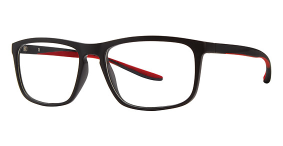 Modz WINSLOW Eyeglasses, Black Matte/Red