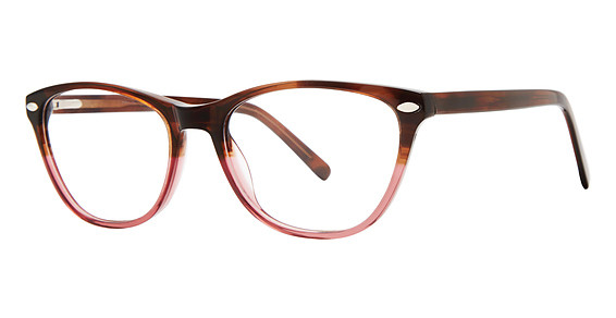 Genevieve ARIEL Eyeglasses, Brown/Rose