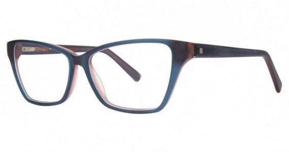 Genevieve Exuberant Eyeglasses, blue/rose matte