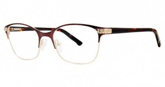 Genevieve Interesting Eyeglasses, brown/gold