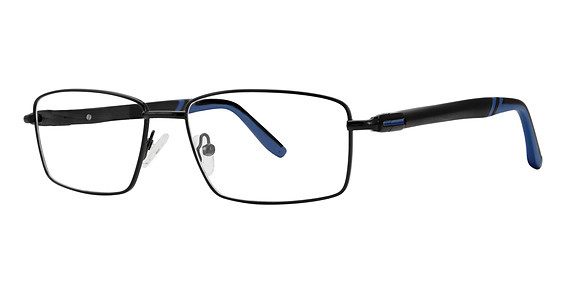 Giovani di Venezia GVX571 Eyeglasses, Matte Black/Navy