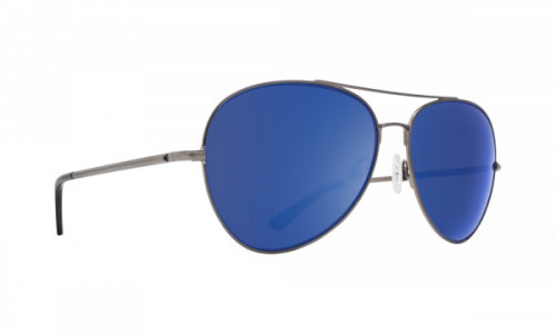 Spy Optic Blackburn Sunglasses, Silver / HD Plus Bronze with Dark Blue Spectra Mirror