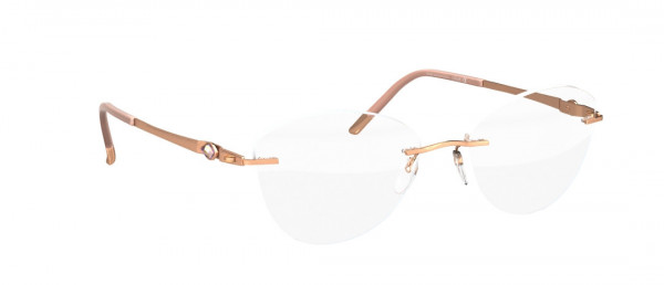 Silhouette Gala CJ Eyeglasses, 3520 Rosegold / Aurora Boreale