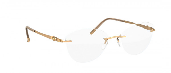 Silhouette Gala CJ Eyeglasses, 7620 Gold / Golden Shadow