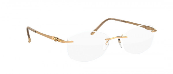 Silhouette Gala DI Eyeglasses, 7620 Gold / Golden Shadow