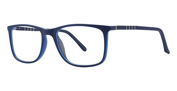 Modern Times KIRBY Eyeglasses, Matte Blue