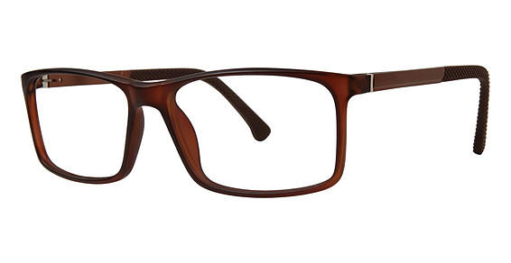 Modern Times STAMPEDE Eyeglasses, Brown Matte
