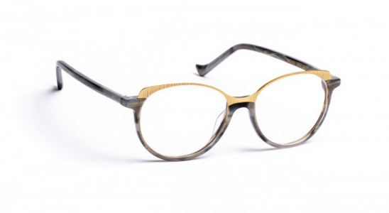 VOLTE FACE MOISE Eyeglasses, MARBER GREY/SHINY GOLD (1050)