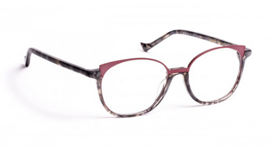 VOLTE FACE MARWA Eyeglasses, BLACK LACE/PLUM (0189)