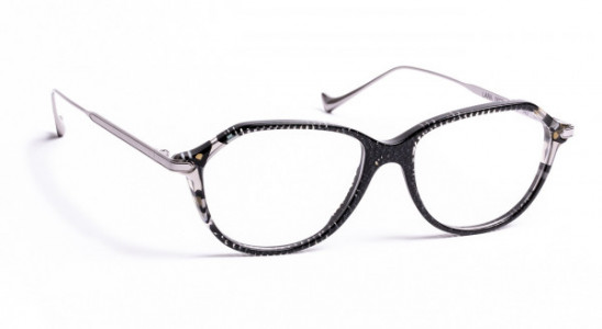 VOLTE FACE LARA Eyeglasses, BLACK DEVIL/ BLUE – LIGHT BROWN GRAPHIC (0025)