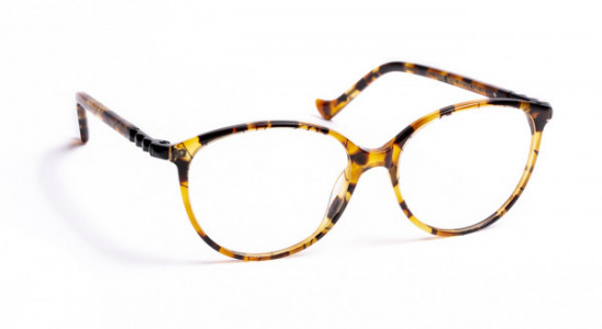 VOLTE FACE LIVE Eyeglasses, DEMI WITH BLACK SERIGRAPHY/SHINY BLACK (9599)