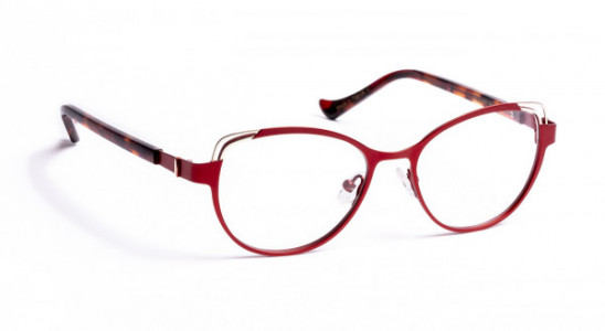 VOLTE FACE LOLA Eyeglasses, RED CHERRY/SHINY RUTHENIUM (3505)