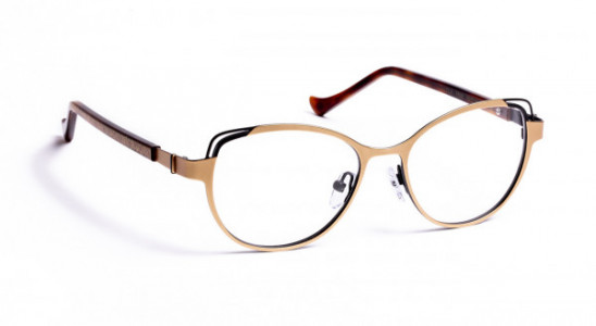 VOLTE FACE LOLA Eyeglasses, PINK GOLD SEMI SHINY/MATT BLACK (5500)