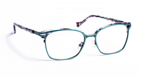 VOLTE FACE LITCHI Eyeglasses, BRUSHED TURQUOISE/PLUM – GREEN (2575)