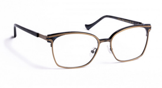VOLTE FACE LITCHI Eyeglasses, BRUSHED BRONZE/BLUE SHELL (5520)