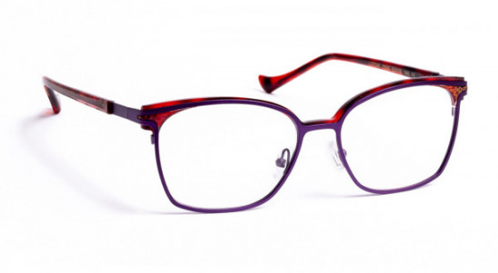 VOLTE FACE LITCHI Eyeglasses, PLUM/RED DEMI WITH GOLD (7530)