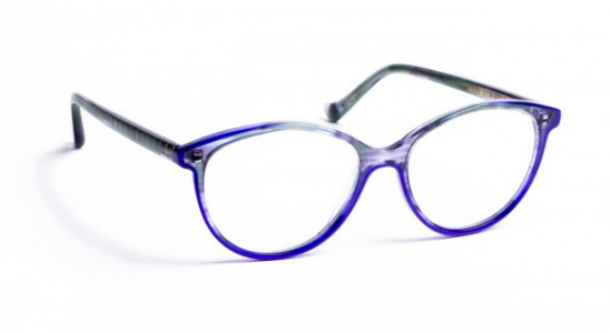 VOLTE FACE LOU Eyeglasses, BLUE MARBLE/PURPLE (2070)