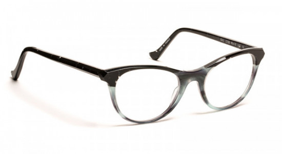 VOLTE FACE IDILE Eyeglasses, BLUE SHELL/BLACK SILVER SPANGLES (2200)
