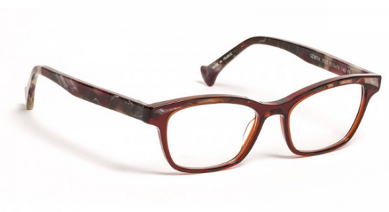 VOLTE FACE GENOVA Eyeglasses, BURGUNDY/HORN (3535)