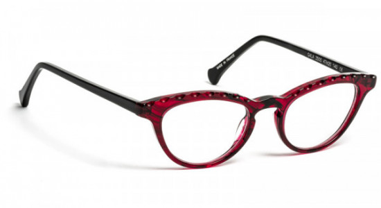 VOLTE FACE GALA Eyeglasses, RED LACES/BLACK (3500)