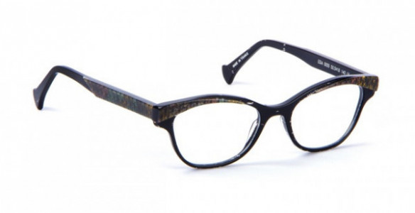 VOLTE FACE EGIA Eyeglasses, BLACK/GOLD PEARL (0055)