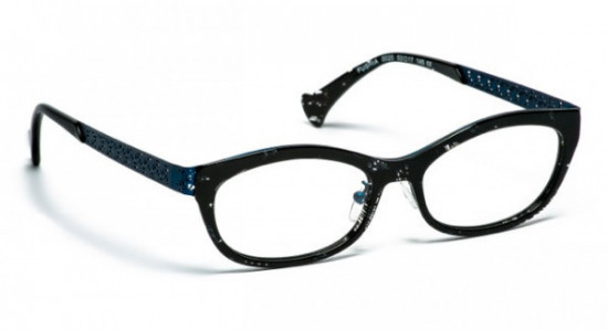 VOLTE FACE FUSHIA-AF Eyeglasses, BLACK/NAVY BLUE (0020)