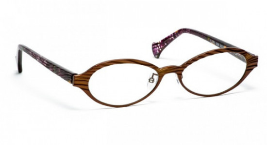 VOLTE FACE FLORE-AF Eyeglasses, BROWN/PINK PEAS (9285)