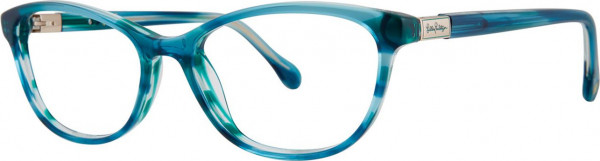 Lilly Pulitzer Foster Eyeglasses, Teal