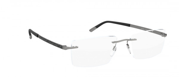 Silhouette Prestige CL Eyeglasses, 6560 Ruthenium / Black