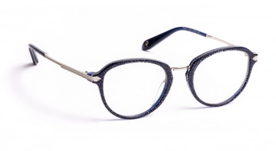 J.F. Rey PA067 Eyeglasses, BLUE/SHINY SILVER (2510)