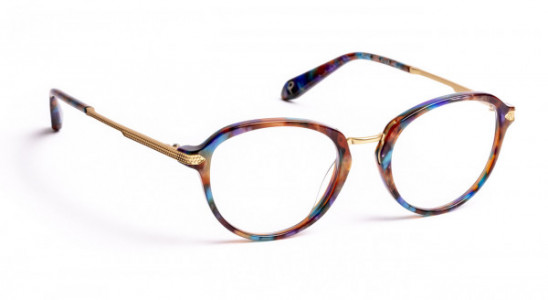 J.F. Rey PA067 Eyeglasses, DEMI PURPLE/ANTIC GOLD (7550)