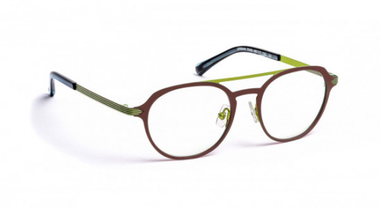 J.F. Rey URBAN Eyeglasses, BROWN/GREEN 8/12 MIXT (9040)