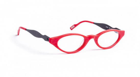 J.F. Rey DIANE Eyeglasses, MATT RED/SATIN BLACK (3500)