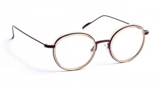 J.F. Rey KARL Eyeglasses, YELLOW CRYSTAL / BROWN (5092)