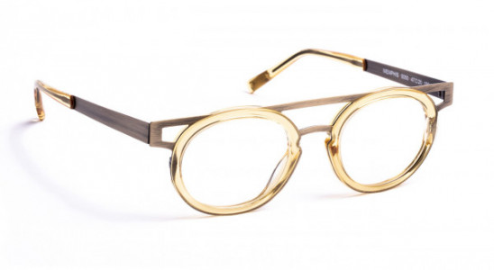 J.F. Rey MEMPHIS Eyeglasses, SOFT YELLOW/BRUSHED GOLD (5050)