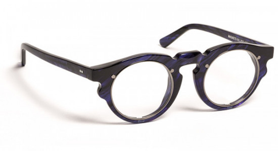 J.F. Rey MAGNETOXXL Eyeglasses, BLUE WITH GUN METAL (2020)