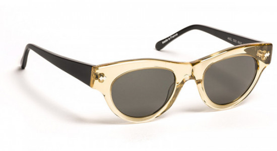J.F. Rey ANGEL-SUN Sunglasses, HONEY/BLACK + SMOCKED LENSES (5000)