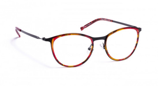 J.F. Rey SH2010 Eyeglasses, BLACK / RED (0030)