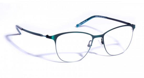 J.F. Rey SH2006 Eyeglasses, BRUSHED EMERALD/ LIGHT BLUE (4521)