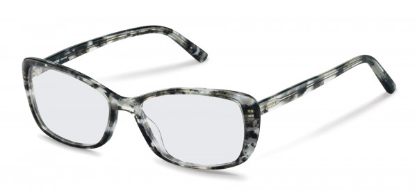 Rodenstock R5332 Eyeglasses, A black structured