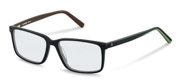 Rodenstock R5334 Eyeglasses, A black