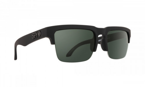 Spy Optic Helm 5050 Sunglasses, Soft Matte Black / HD Plus Gray Green Polar