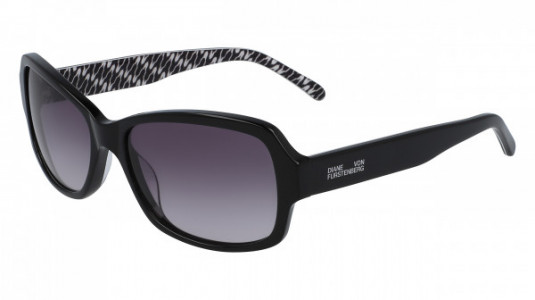Diane Von Furstenberg DVF684S SARA Sunglasses, (001) BLACK