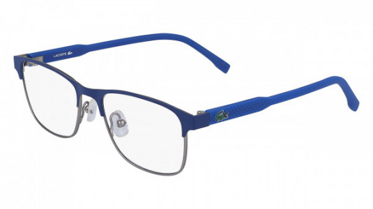 Lacoste L3107 Eyeglasses, (424) MATTE BLUE